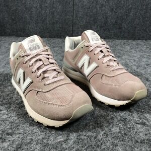 New Balance 574 WL574ESP Womens 9 Pink Suede Mesh Retro Running Sneakers